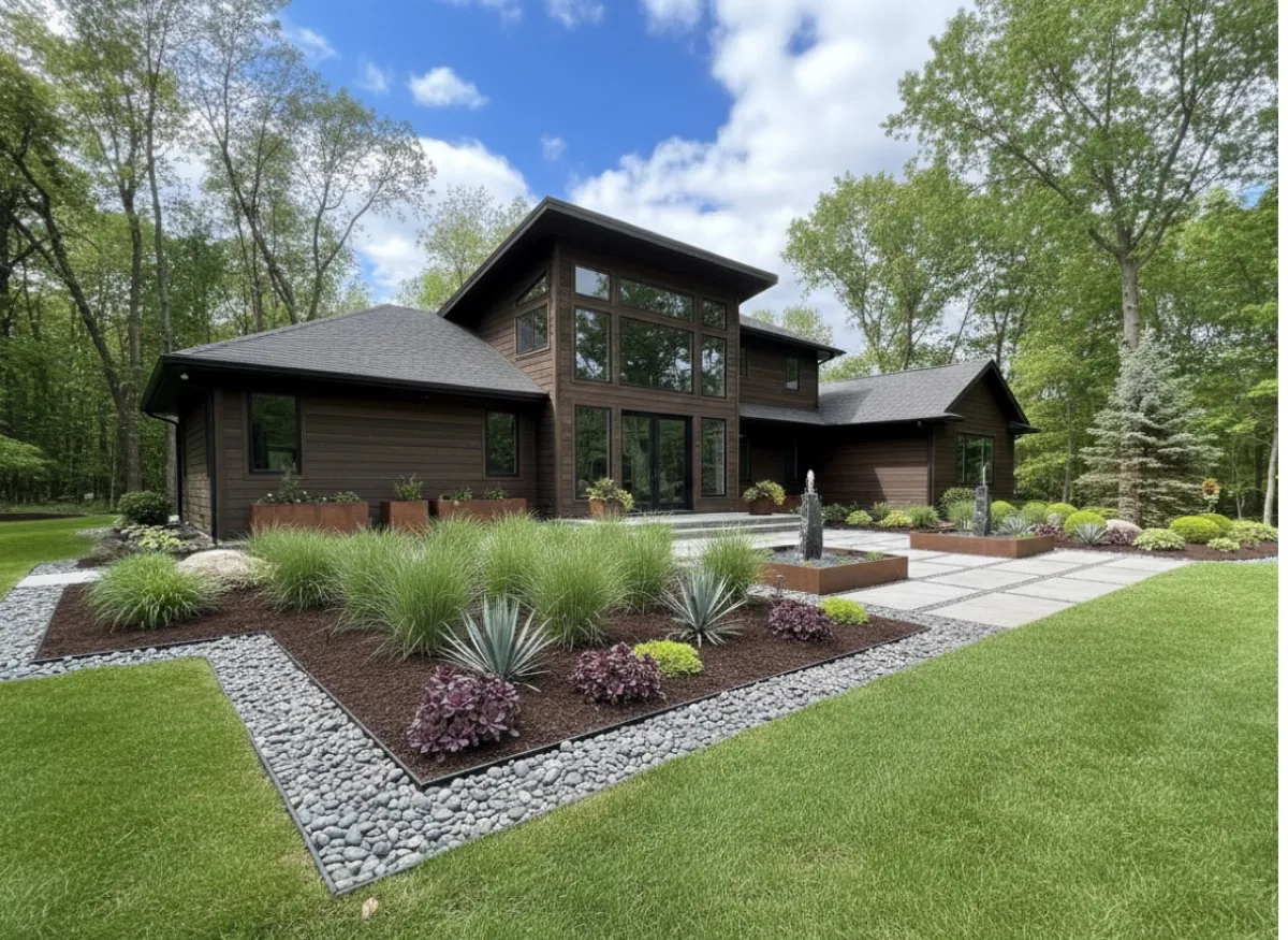Top rated landscaping near me - Highland, MI home
